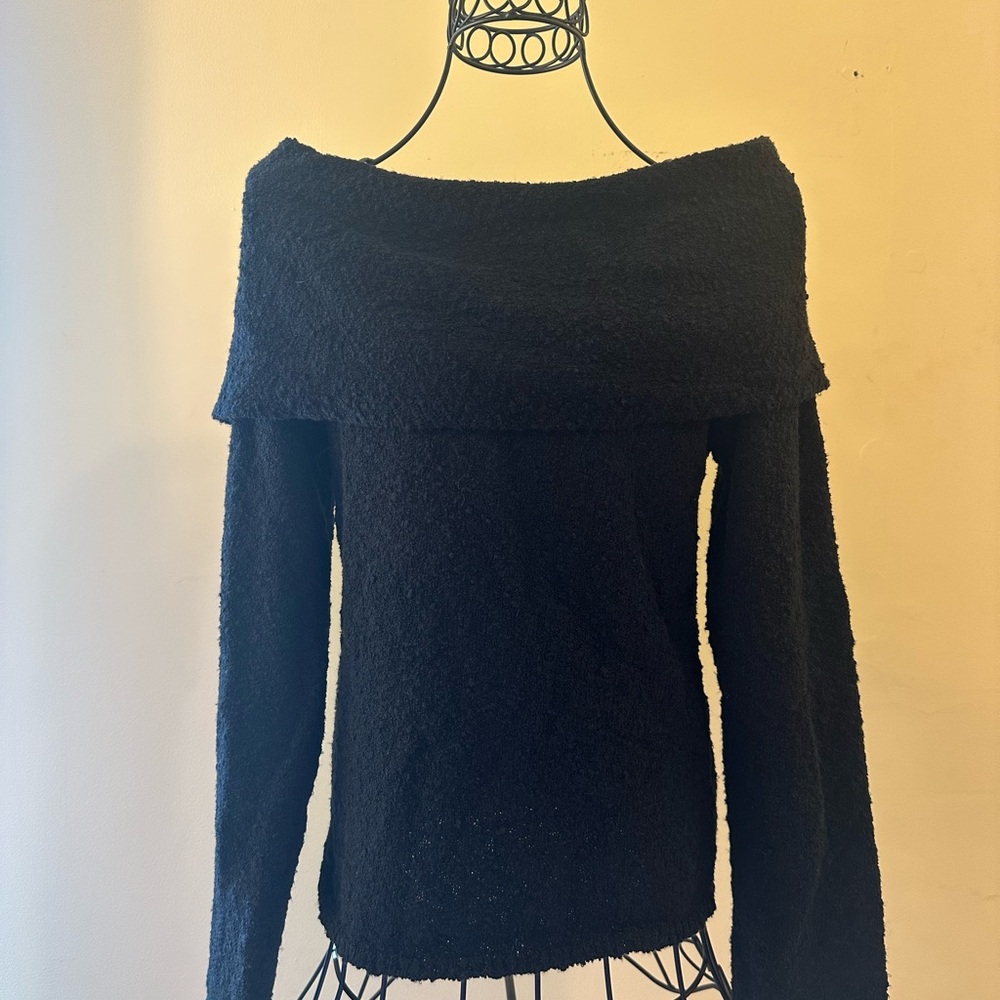 NA-KD Black Off-Shoulder Sweater